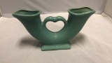 Van Briggle Double Vase Wedding Heart