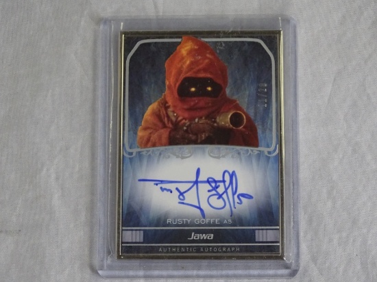 2015 Topps Stars Wars Masterwork Autograph Card