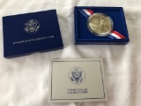 2002 US Military Acaemy Bicentennial Commemorative Proof Silver Dollar.