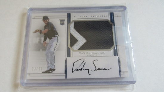 2017 Panini National Treasures Baseball, Dansby Swanson Card