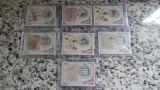 2015 Topps Allen & Ginter Relic Card, Set of 7
