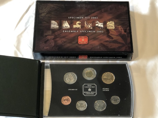 2001 Specimen Set of Canadian Coinage.