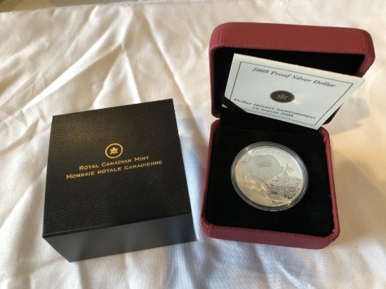 2008 Proof Silver Canadian Dollar.