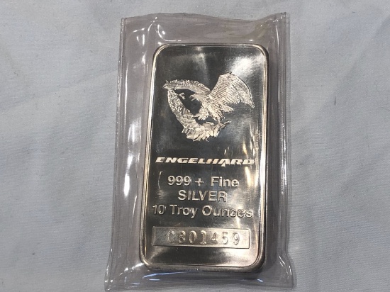 Englehard 999+ Fine Silver Bar.