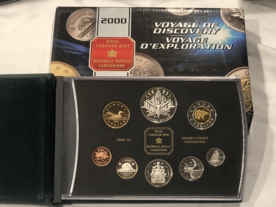 2000 Proof Silver Canadian Coin Set