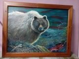 Steven P. Volski bear with salmon