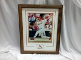 Autographed Framed Cardinals Mark McGwire Picture