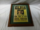 Elvis Concert Poster 1977 Framed