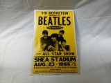 The Beatles 1966 Shea Stadium Concert Poster