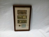 Framed World War II Phillipine Pesos