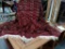 Large Burgundy and Raspberry Red Area Rug