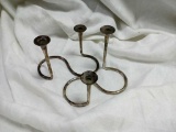 Sterling Silver Mid-Century Candle Holders (2)