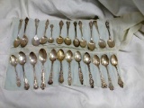 Sterling Silver Collector Spoons (25)