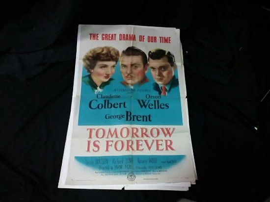Vintage Movie Poster “tomorrow Is Forever”