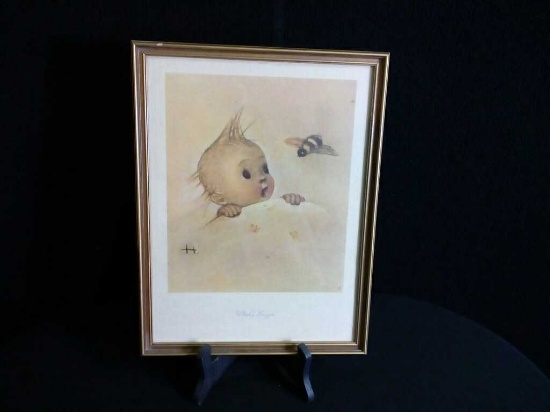 Barnlig Eller Permanent 1943 Hummel Print "what's Buzzin" | Art, Antiques & Collectibles  Collectibles | Online Auctions | Proxibid