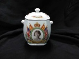 Vintage English Tea Caddy With Lid