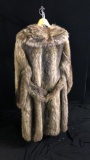 Weiner’s Furs Full Length Fur Coat.