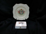 Royal Winton Grimwades Plate And Candy Box