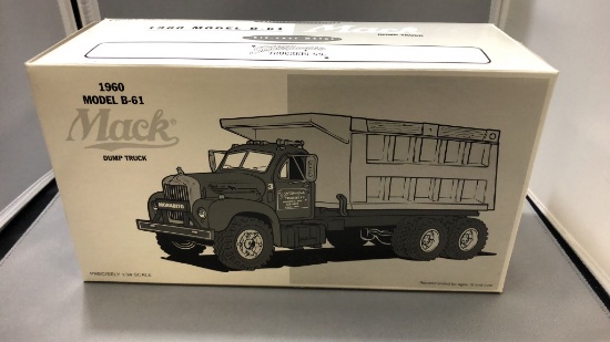 1960 Mack Model B-61 Dump Truck Die-Cast Replica.