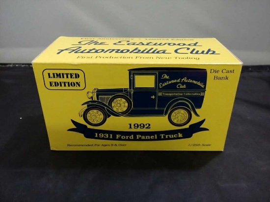 1931 Ford Panel Truck Die-Cast Bank.