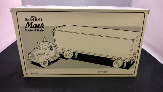 1960 Mack Model B-61 Tractor & Trailer.