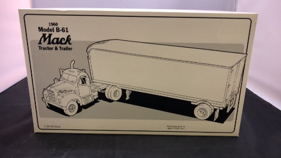 1960 Mack Model B-61 Tractor & Trailer.