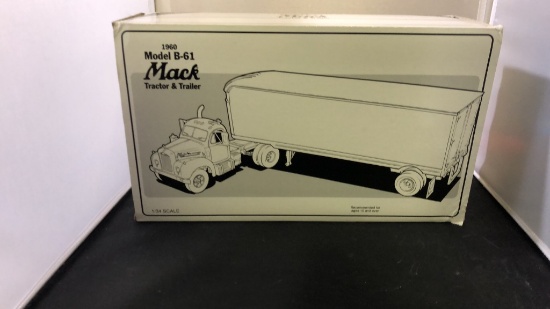 1960 Mack Model B-61 Tractor & Trailer.