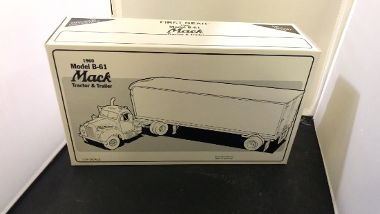 1960 Mack Model B-61 Tractor & Trailer.