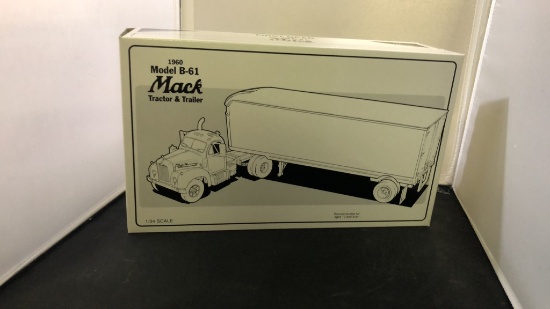 1960 Mack Model B-61 Tractor & Trailer.