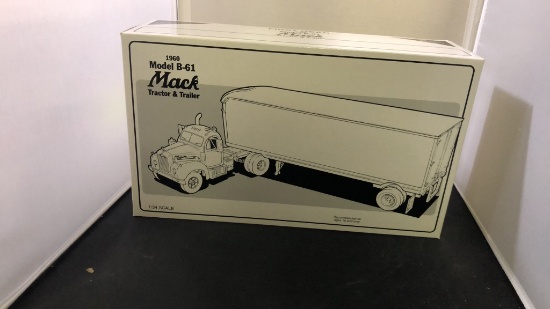 1960 Mack Model B-61 Tractor & Trailer.