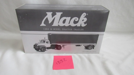 1960 Mack B-Model Tractor Trailer Die Cast Metal Replica.