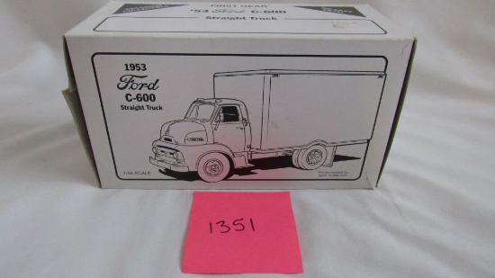 1953 Ford C-600 Straight Truck Die-Cast Replica.