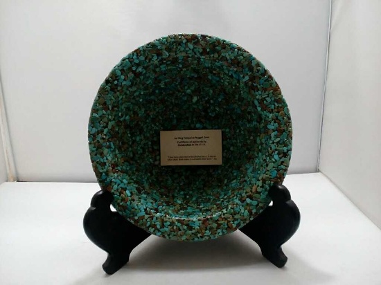Jay King Turquoise Nugget Bowl