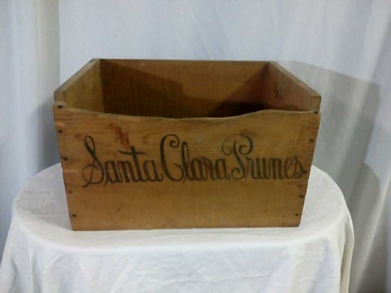 Ensign Brand--Santa Clara Prunes Wood Crate