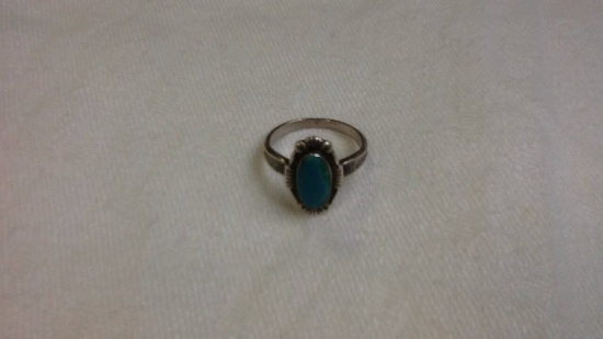 Turquiose and Sterling Ring