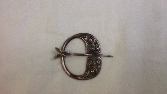 Vintage Celtic Silver Brooch