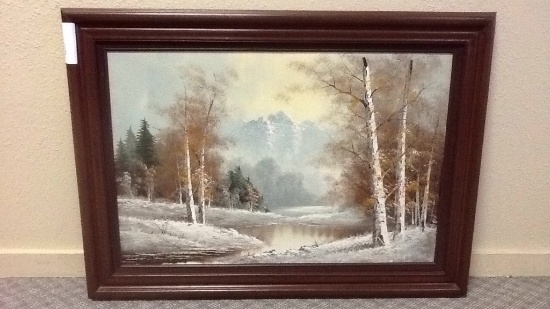 Winter Scene Art