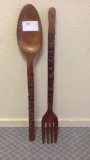 Set of Wood Spoon and Fork