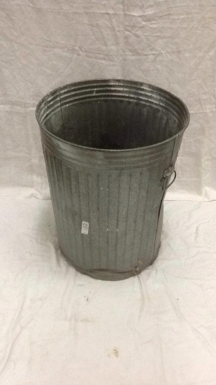 METAL TRASH CAN