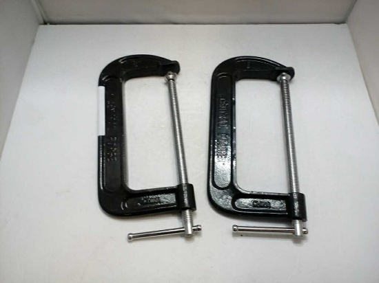 Central Forge 8" C-Clamp SET of TWO (2)