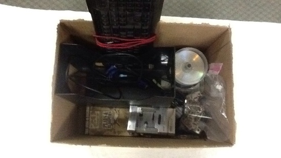 BOX OF MISC COMPUTER ACCESSORIES