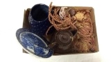 BOX OF POTTERY