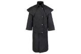 OWO 090BL2  Drover Coat - Oilskin Western D