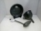 Gray Granite Funnel, Strainer, and Plate