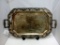 Continental Silver Co Platter - Copper Base