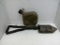 Military Canteen and Folding Shovel