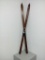 MA Strand Antique Cross Country Pine Skis 83