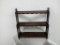Antique Wood 3-Tier Wall Shelf