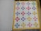 Bear Claw Maple Leaf Quilt - Hand Quilted