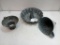 Gray Granite Fluted Mold and Funnels